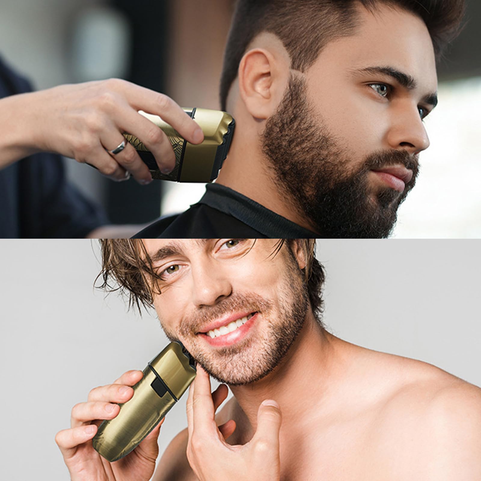 Men's Beard Trimmer - IPX6 Electric 3 Blade for Wet & Dry Shaving | Travel & Home Grooming