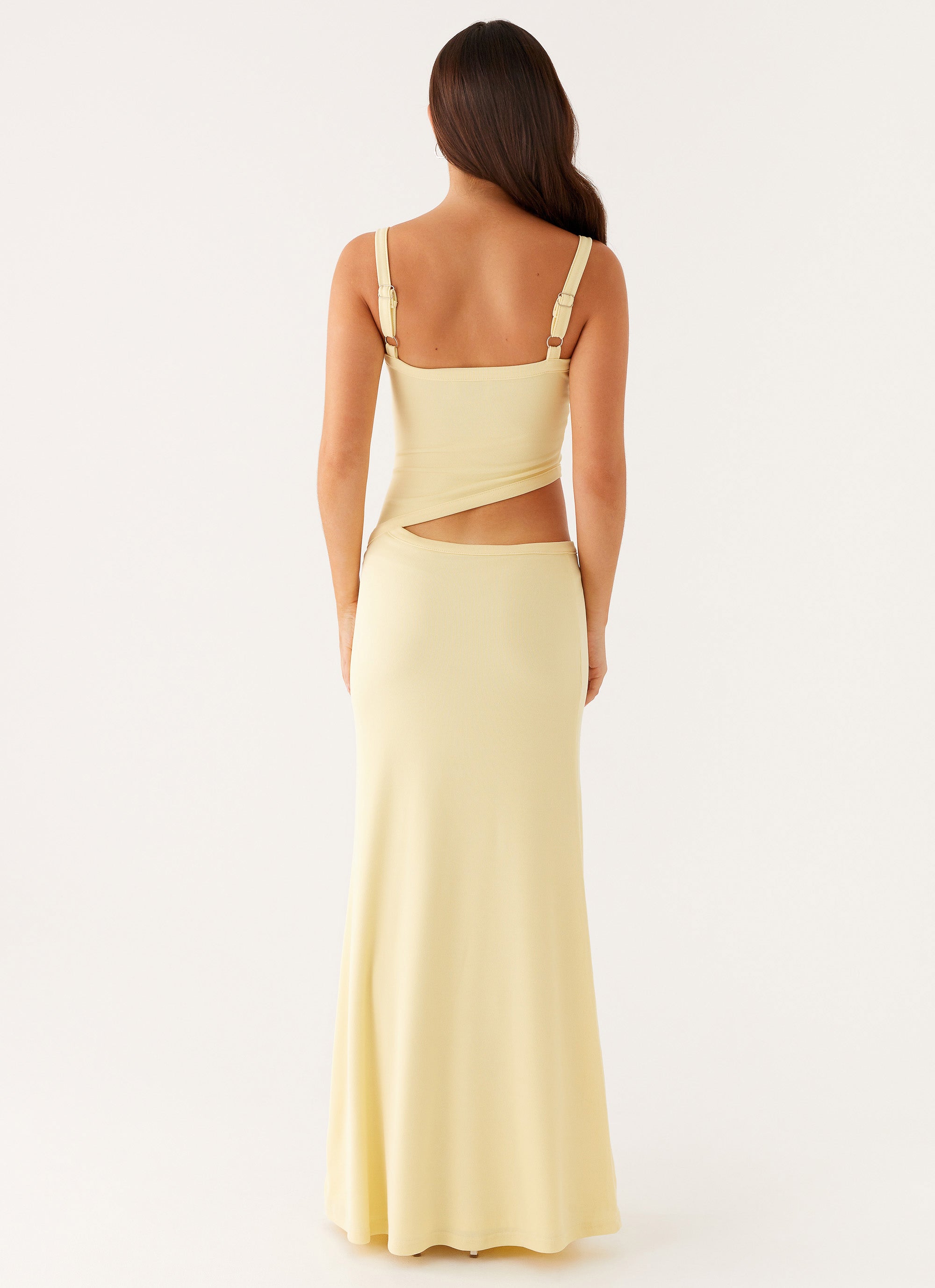 Jocelyn Maxi Dress for Women - Flowy Yellow Summer Dress with Pockets | Perfect for Beach Vacation, Wedding Guest & Casual Outings