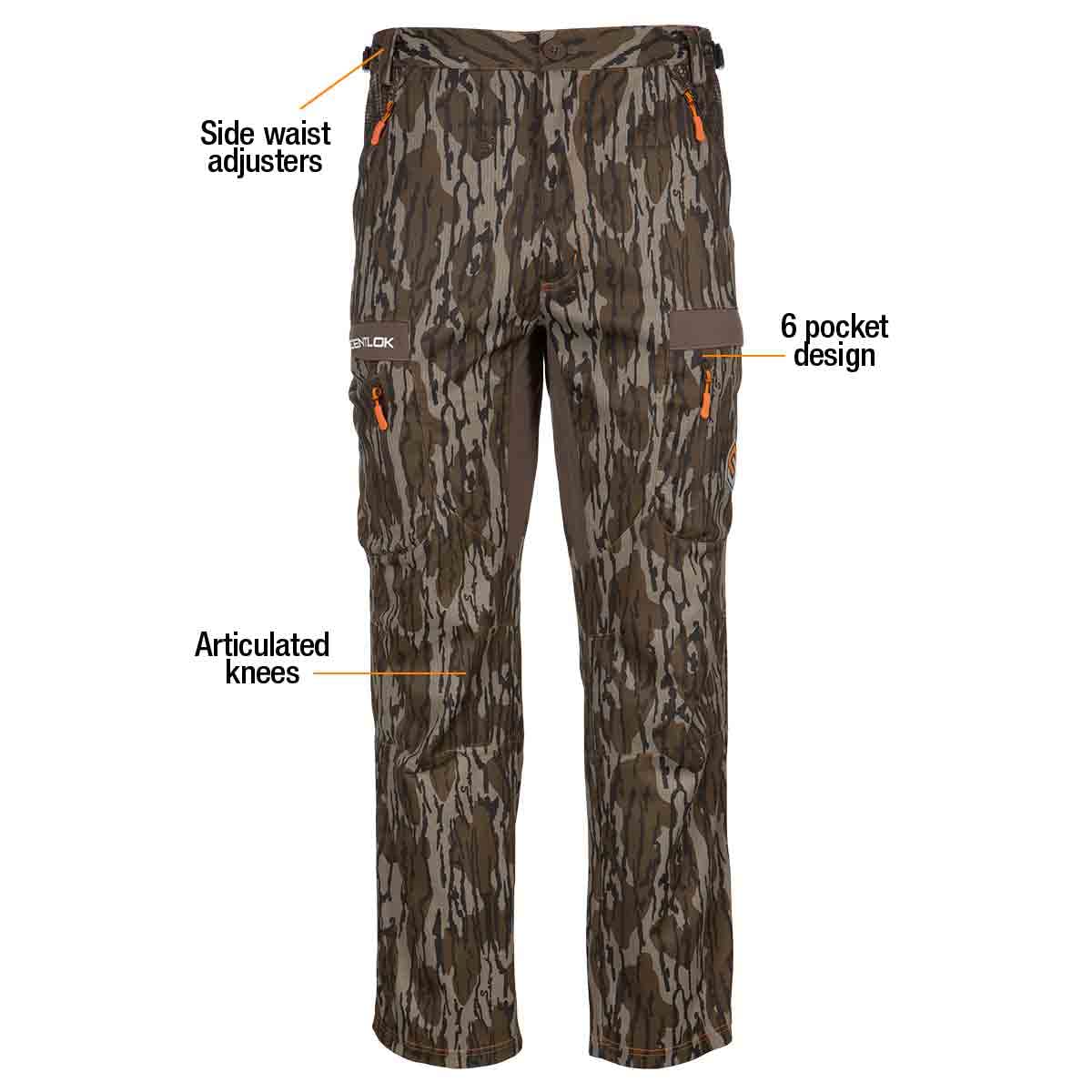 ScentLok Men's Camo Hunting Pants - Savanna Aero Crosshair Lightweight Gear for Deer Hunting & Outdoor Adventures | Perfect for Bow Hunting, Trail Hiking & Wilderness Exploration