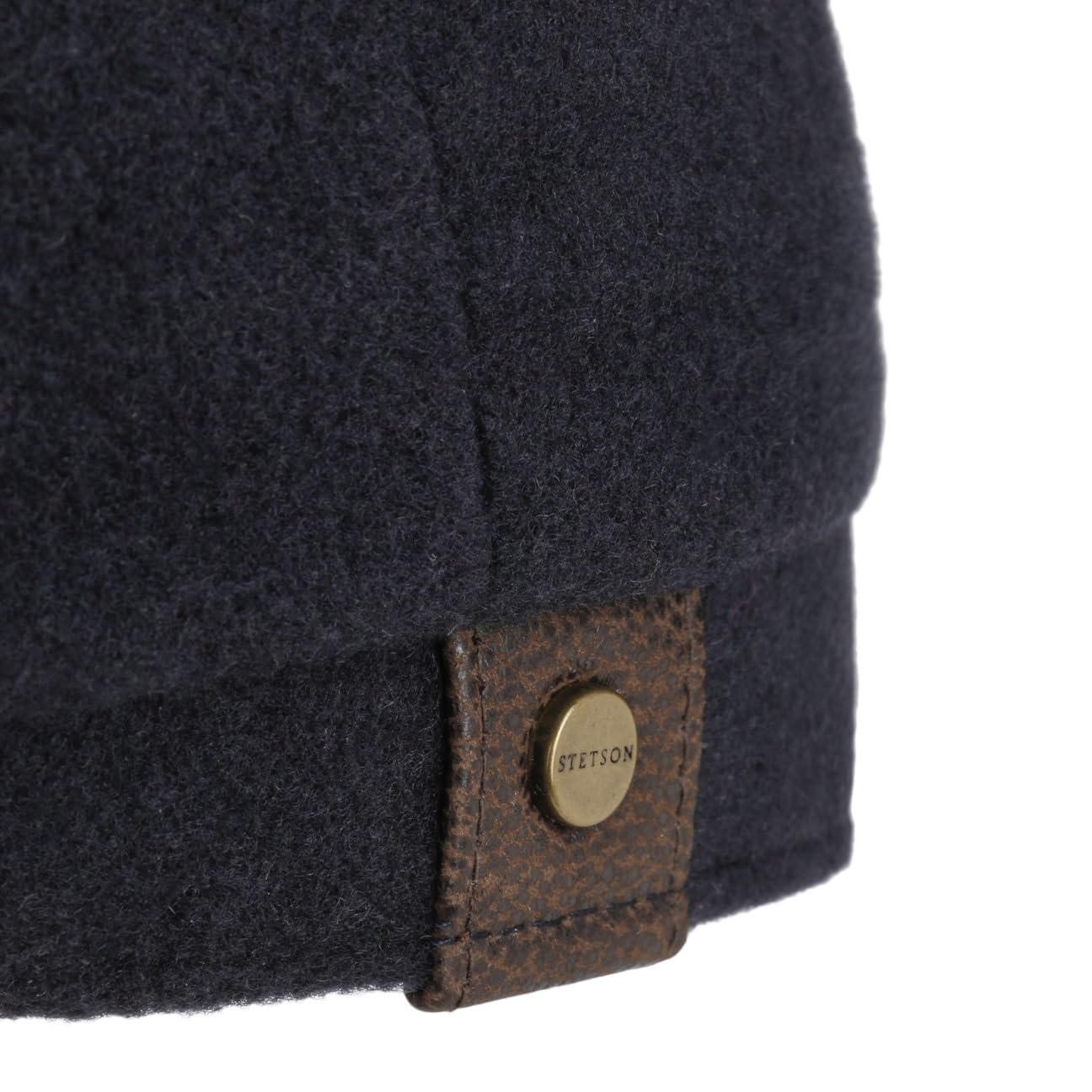 Stetson Hatteras Noir Fedora Hat for Women & Men - Classic Wool Felt Dress Hat for Outdoor, Travel, and Formal Occasions
