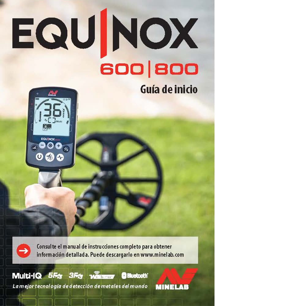 Minelab Equinox 600 & 800 Metal Detector - Complete Beginner's Guide & User Manual | Perfect for Treasure Hunting, Beach Combing & Outdoor Adventures