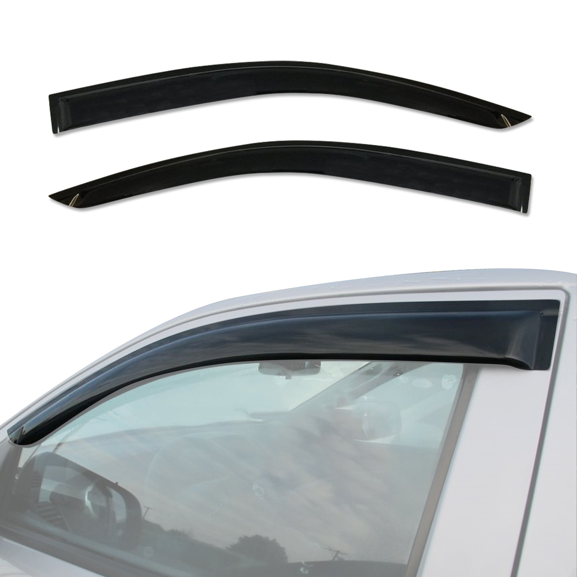 Weather Shields for Mazda BT50 BT 50 UP Series Single Cab 2011-2020 | Rain Guards & Window Deflectors | Perfect for Off-Roading & All-Weather Protection