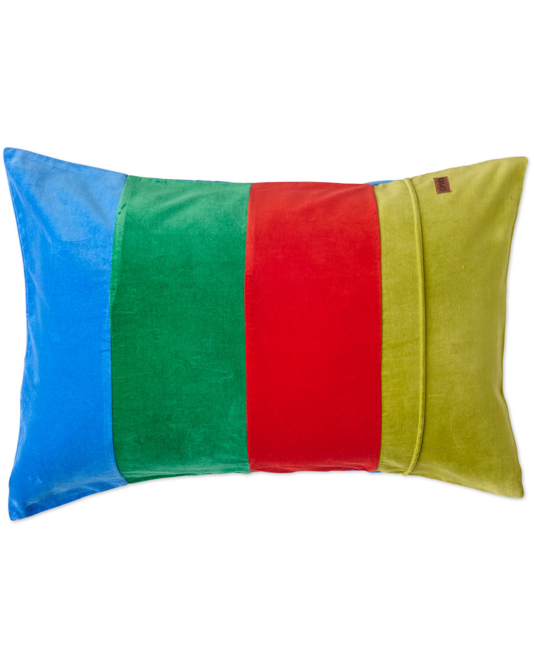 Forever Young Panelled Velvet Pillowcase - Luxurious Soft Pillow Cover for Bedroom Decor, Home Styling & Gift Giving