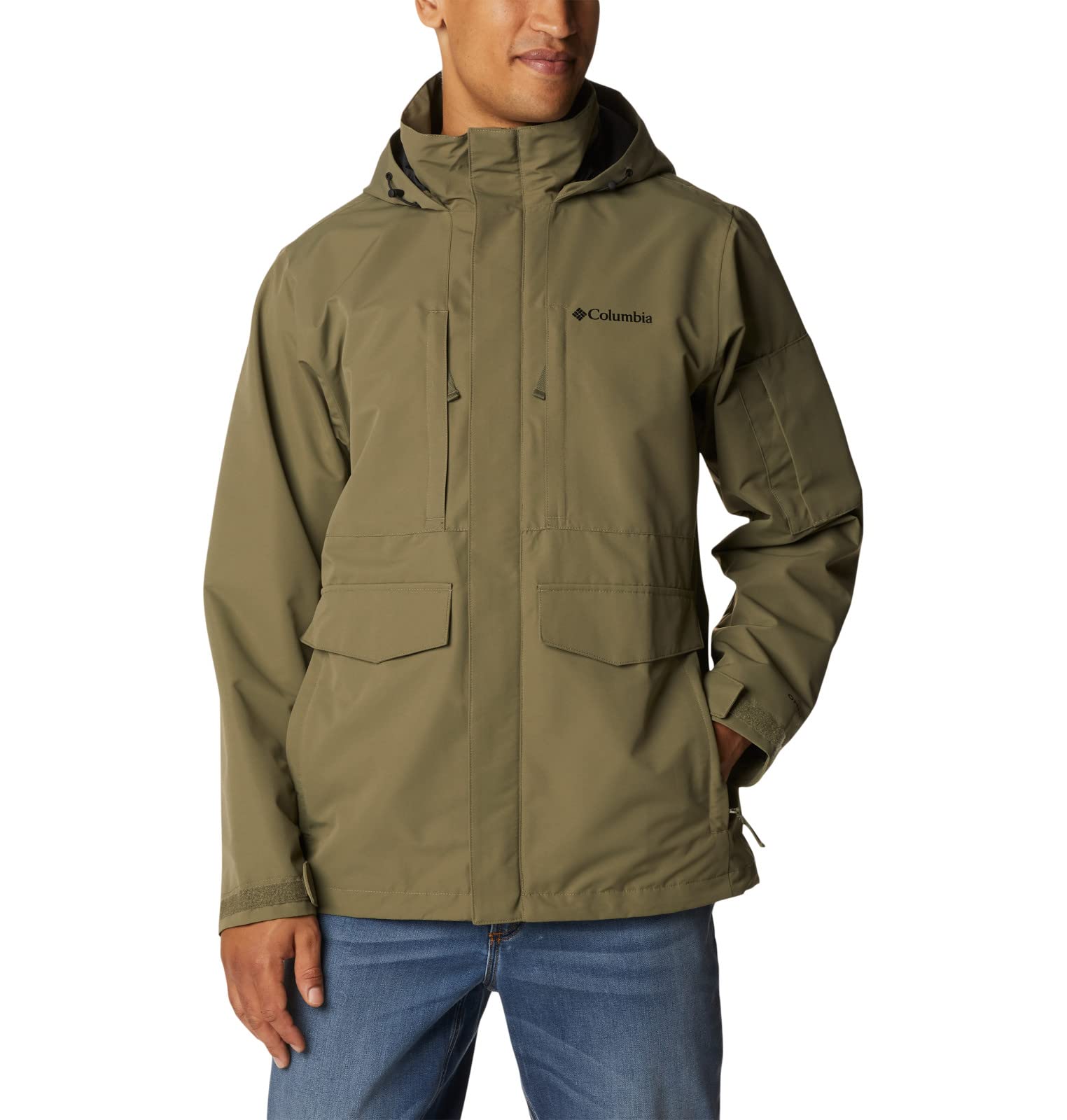 Columbia Men's Big Spring Jacket - Lightweight Water-Resistant Windbreaker for Hiking, Camping & Outdoor Adventures