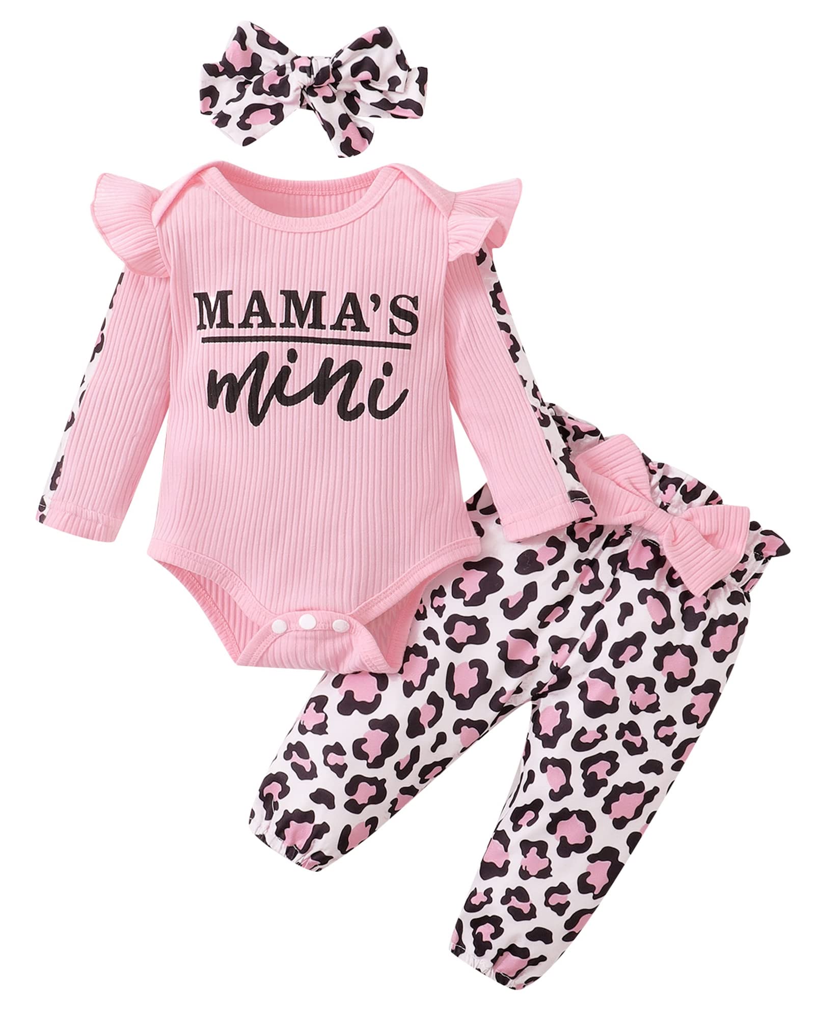 Adorable Baby Girl Clothes Set - Soft Romper & Pants Outfit for Newborns & Toddlers | Summer Fall Winter Infant Wear | Perfect for Playdates, Family Photos & Everyday Comfort