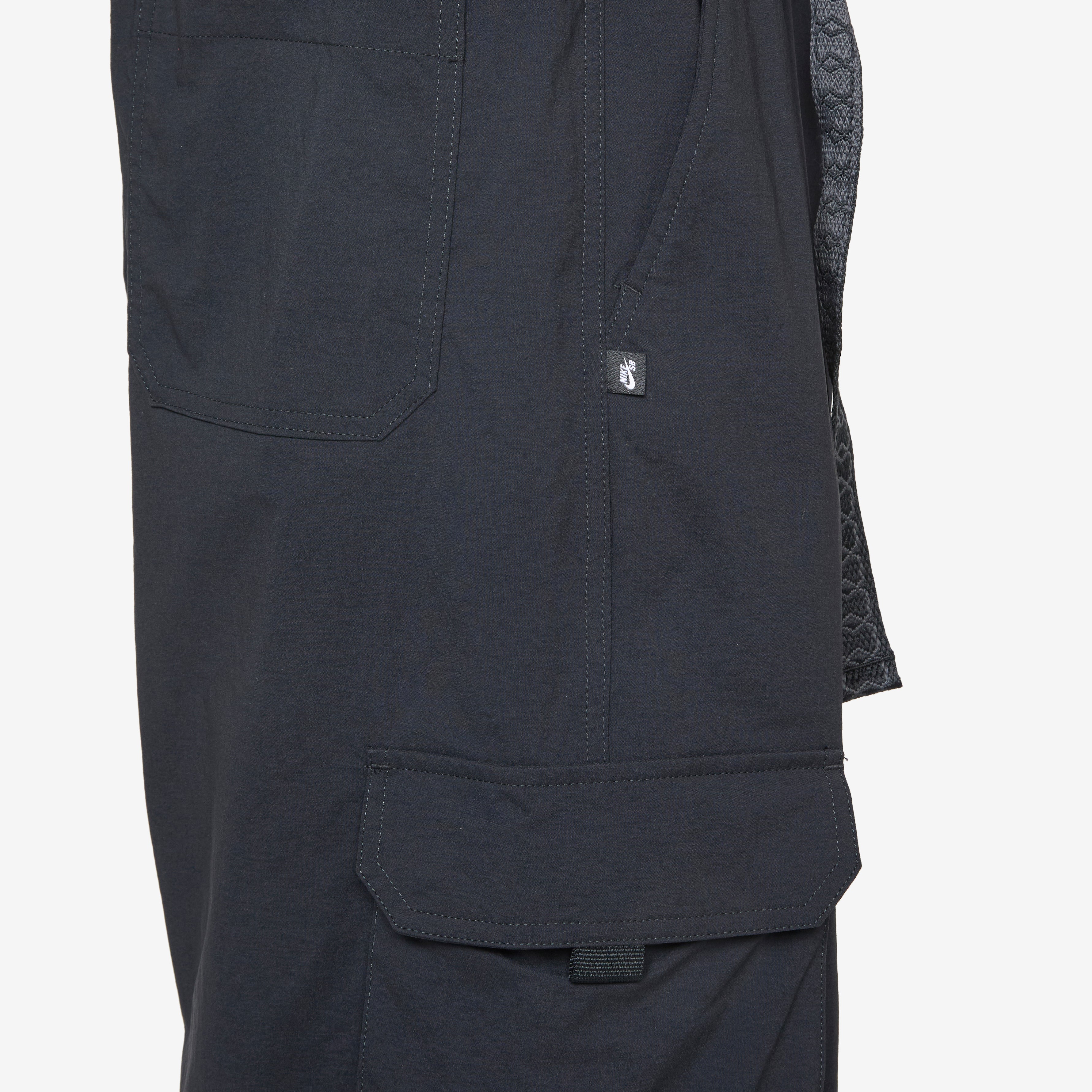 Dri-FIT Kearny Cargo Skate Pants for Men - Black & White | Moisture-Wicking, Stretchable Skateboarding Pants for Streetwear & Urban Fashion