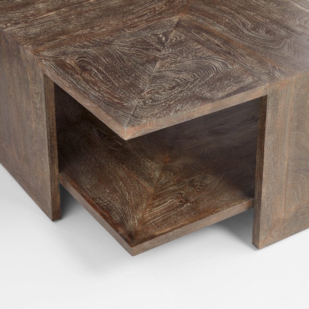 Cyan Design 11618 Alta 48 Inch Cocktail Table - Cerused Coffee Bean Finish Coffee Table for Living Room, Lounge & Office - Modern Wooden Center Table for Home Decor & Entertaining