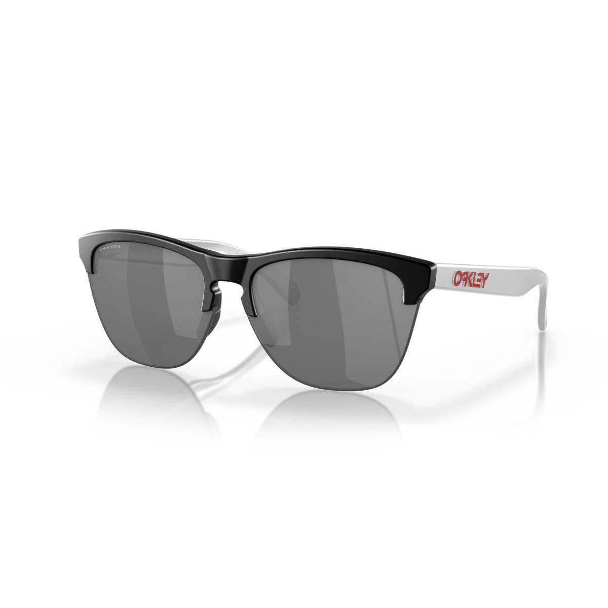 Oakley Frogskins Lite Matte Black/Prizm Black Sunglasses 0OO9374 937453 - Stylish UV Protection for Outdoor Sports & Daily Wear