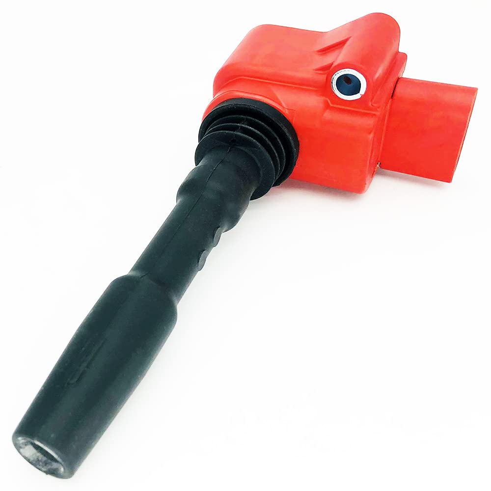 4 Pcs DMCOIL Red High Performance Ignition Coil Packs Compatible With PORSCHE 718 BOXSTER CAYMAN (982) AUDI VW SKODA SEAT 1.8T 2.0T 2.5T EA888 Engine 2013-2023 - Replaces OEM 9A260210401 - Perfect for Performance Upgrades & Engine Tuning