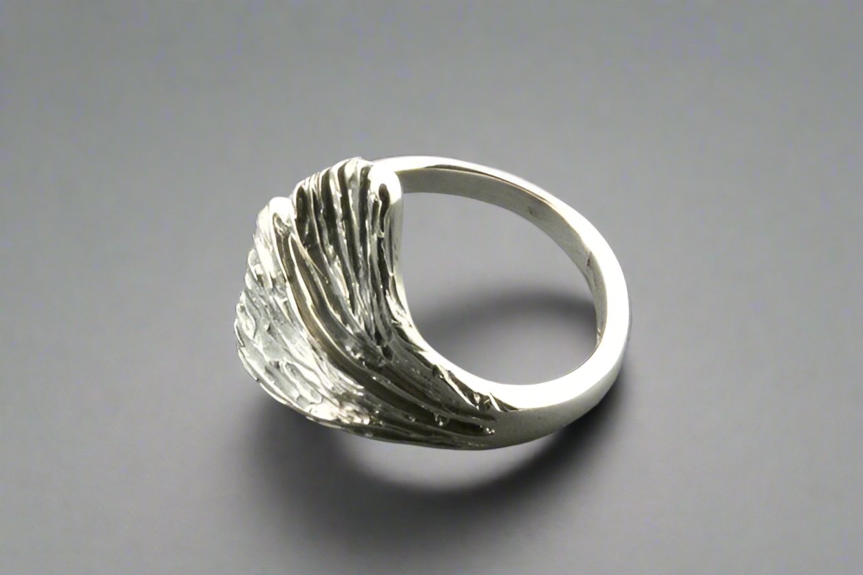 Ginkgo Leaf Ring Sterling Silver - Elegant Botanical Jewelry for Women, Nature-Inspired Handmade Ring - Perfect for Everyday Wear, Gifts & Special Occasions