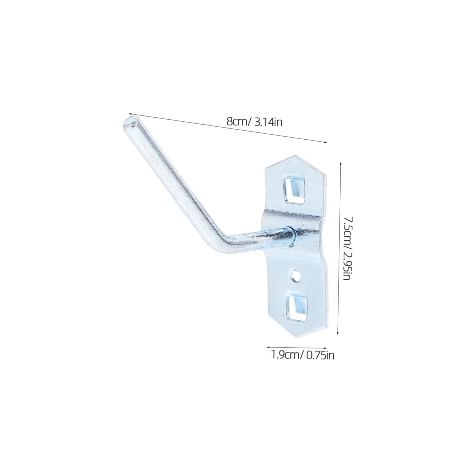 10 Pack Heavy Duty S-Shaped Garage Hooks - Wall Mounted Storage Hangers for Tools, Sockets & Organizers - Perfect for Workshop, Garage & Toolbox Organization