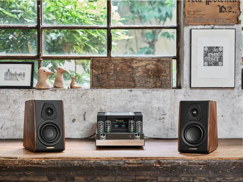 Sonus Faber Concertino G4 Premium Bookshelf Speakers - High-End Audio for Home Theater & Music Listening (In-Store Only)