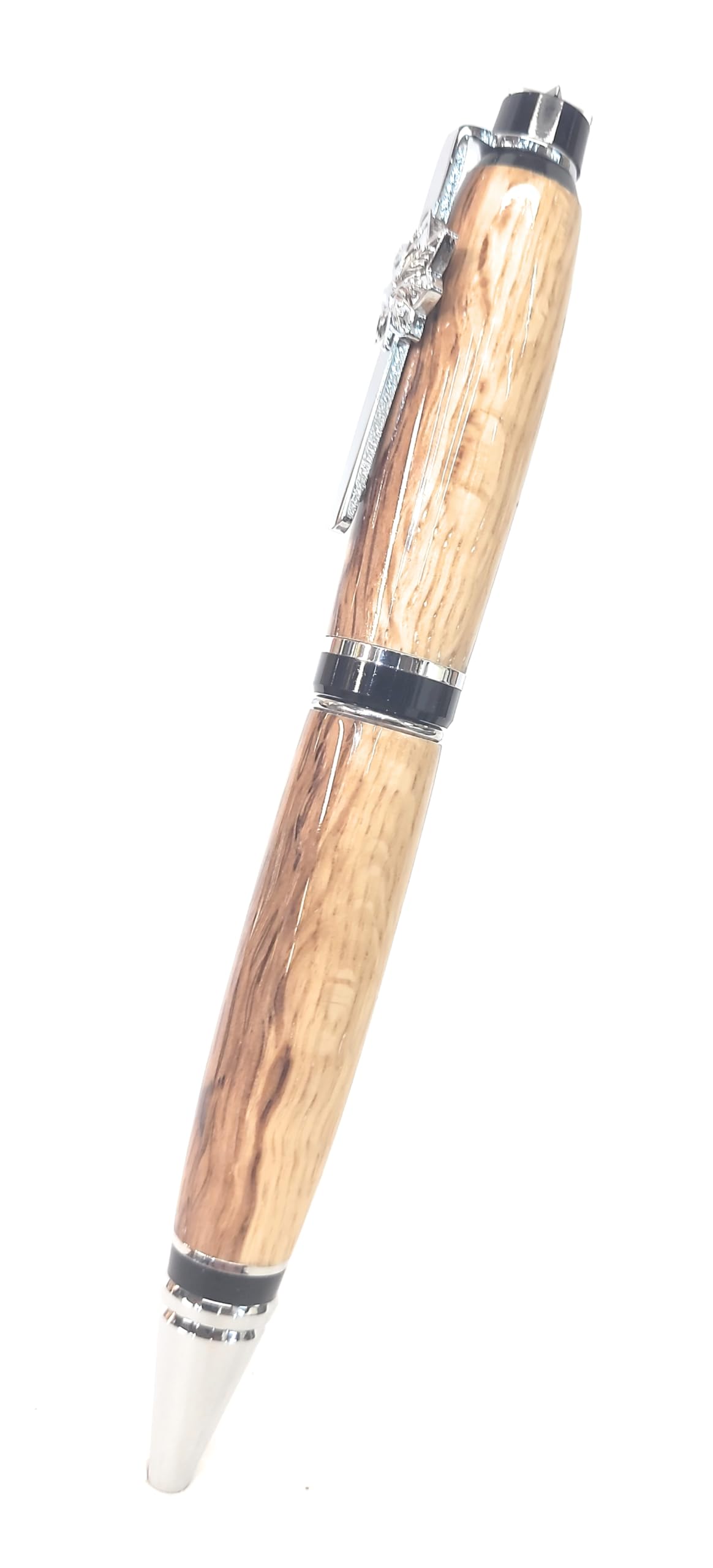 Handcrafted US Military Officer O5 Rank Insignia Ball Point Pen - Lieutenant Colonel & Commander Rank (1668) - Perfect for Military Gifts, Collectors & Office Use