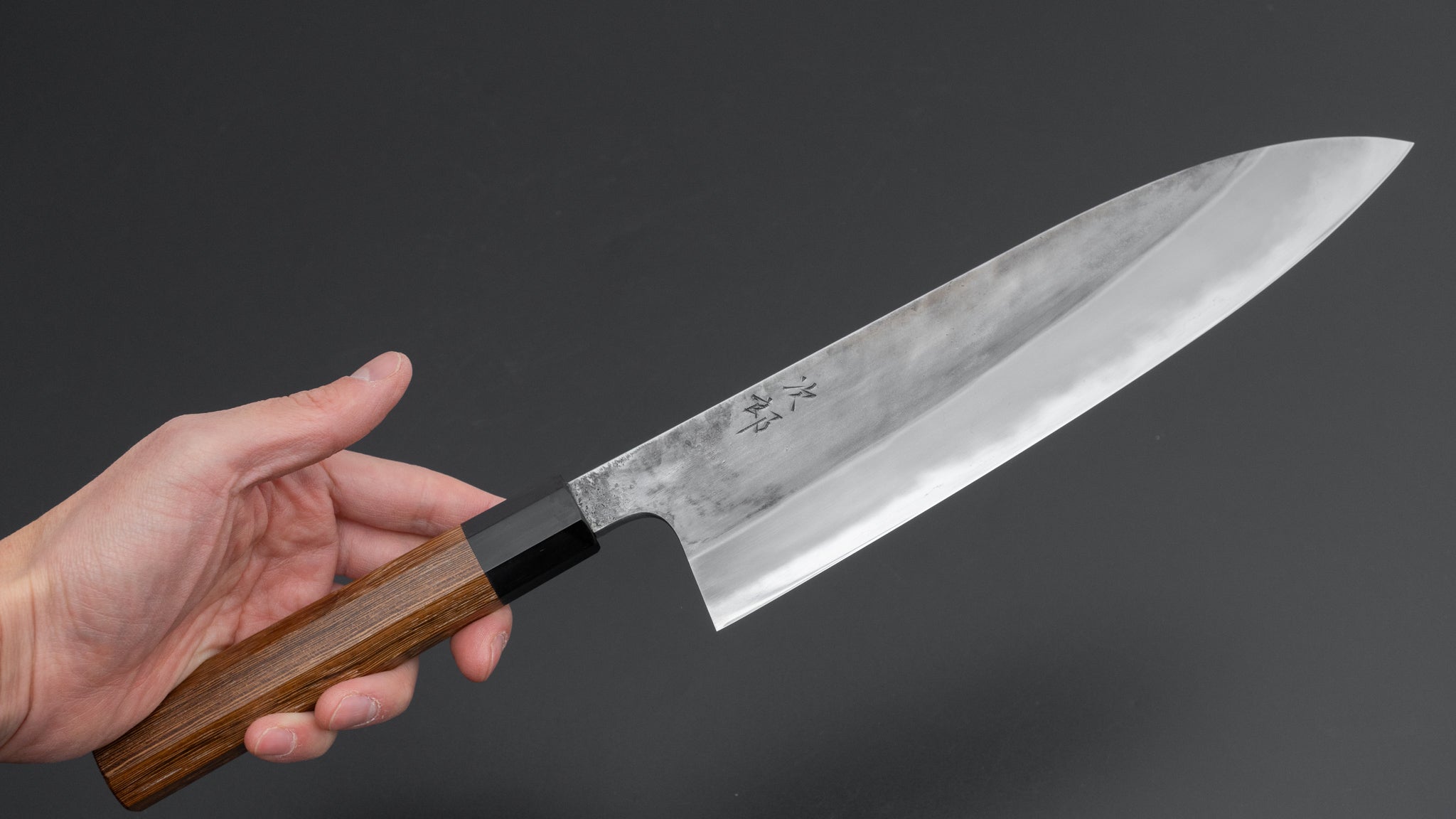 Premium Jiro Tsuchime Wa Gyuto 240mm Japanese Chef Knife with Taihei Tagayasan Handle - Perfect for Sushi, Meat Cutting & Professional Kitchen Use