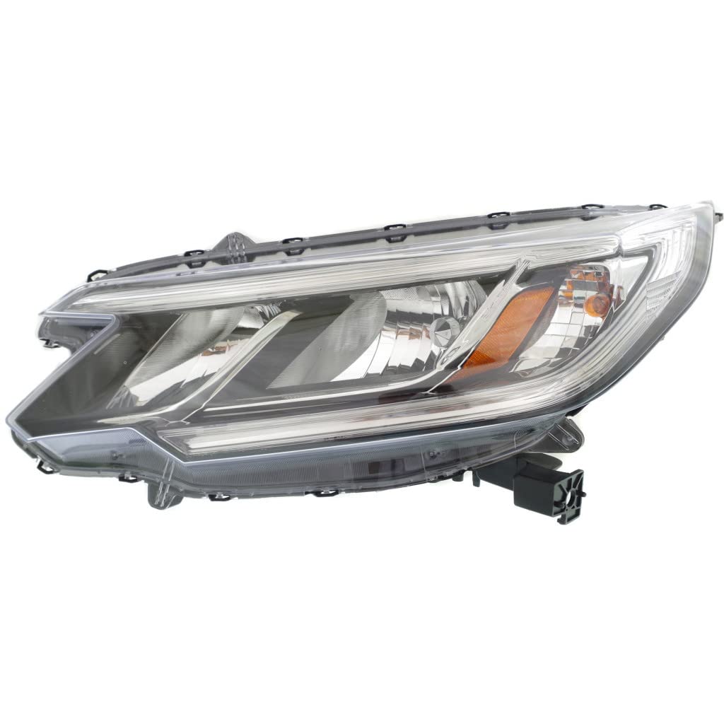 2015-2016 Honda CR-V Driver Side Headlight Assembly - Black Housing with Bulbs, DOT Certified (Replaces HO2502162) | CarLights360 | Perfect for Night Driving & Off-Road Adventures