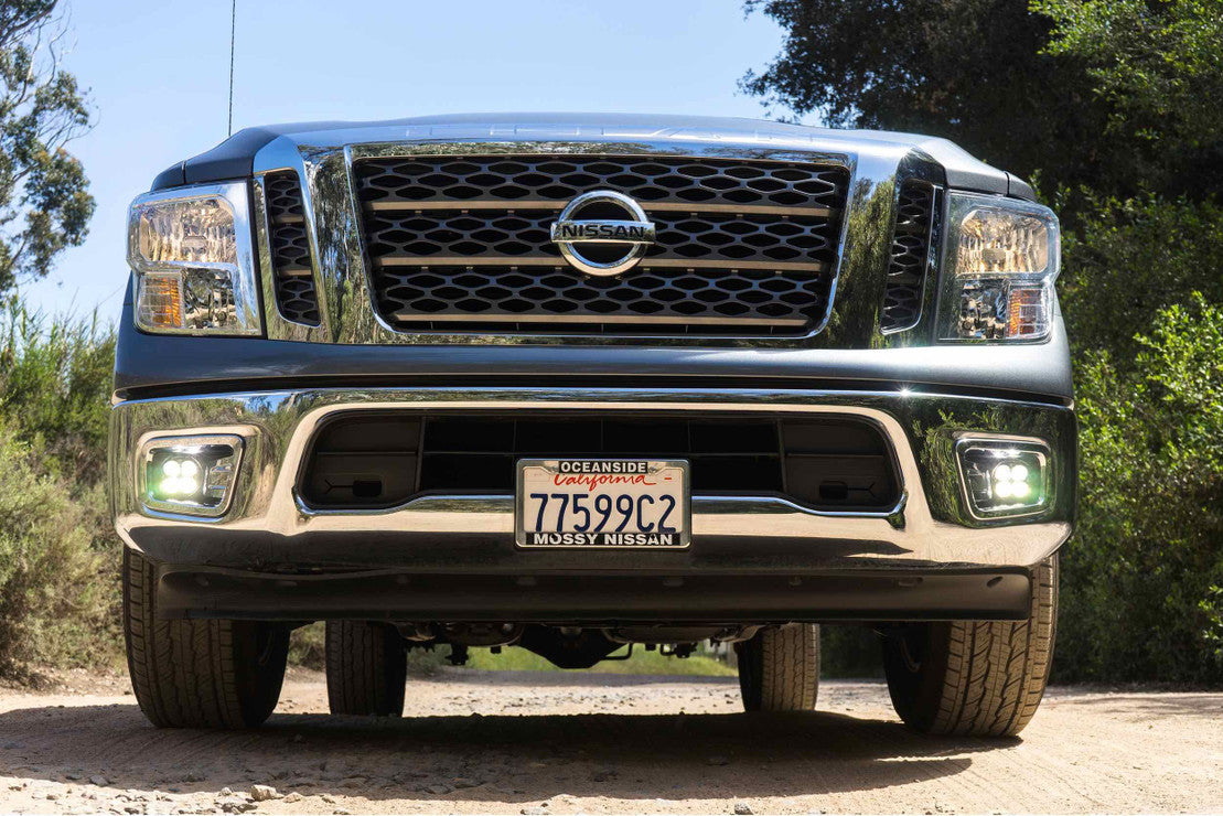 High-Performance LED Fog Light Kit for Nissan Titan 2017-2018 - Durable Off-Road Lighting for Night Driving & Bad Weather Conditions