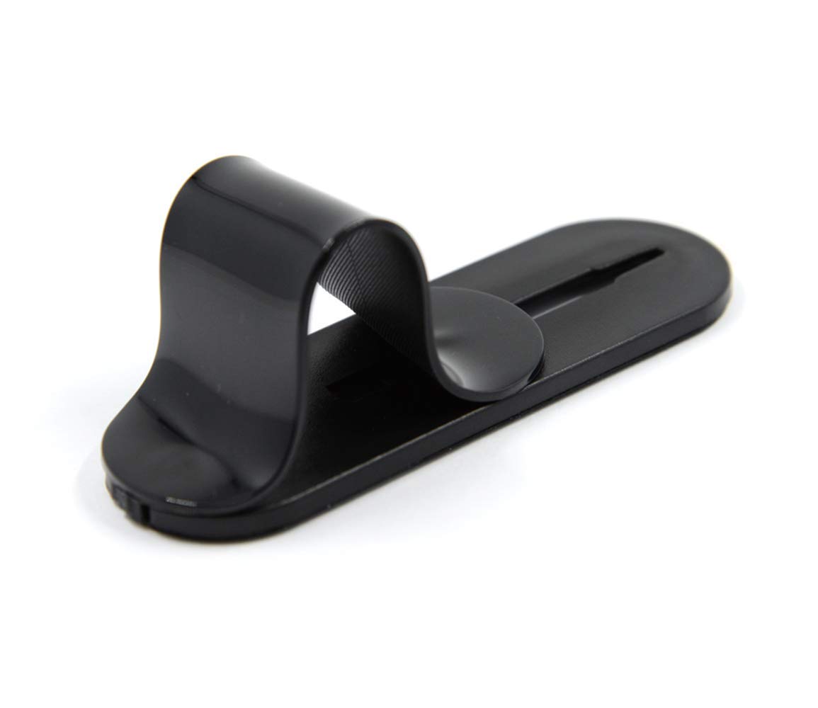 360° Rotating Phone Ring Holder with Kickstand - Universal Smartphone Grip for iPhone, Samsung & More - Perfect for Hands-Free Viewing, Selfies & Secure Grip (Black Strap)