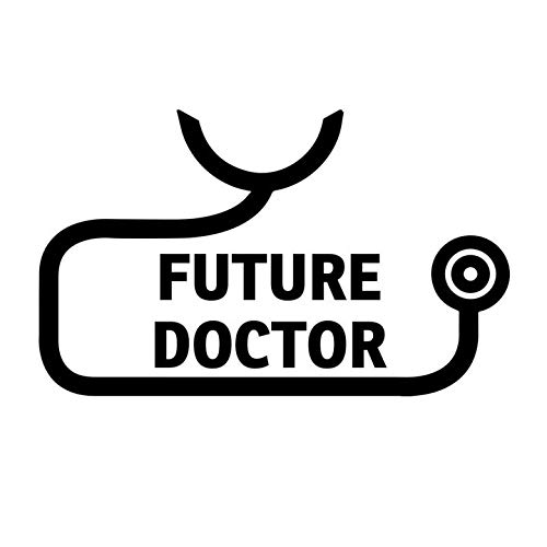 Future Doctor Paramedic Health Car Laptop Decal Sticker - Perfect for Medical Students, Nurses & Healthcare Professionals