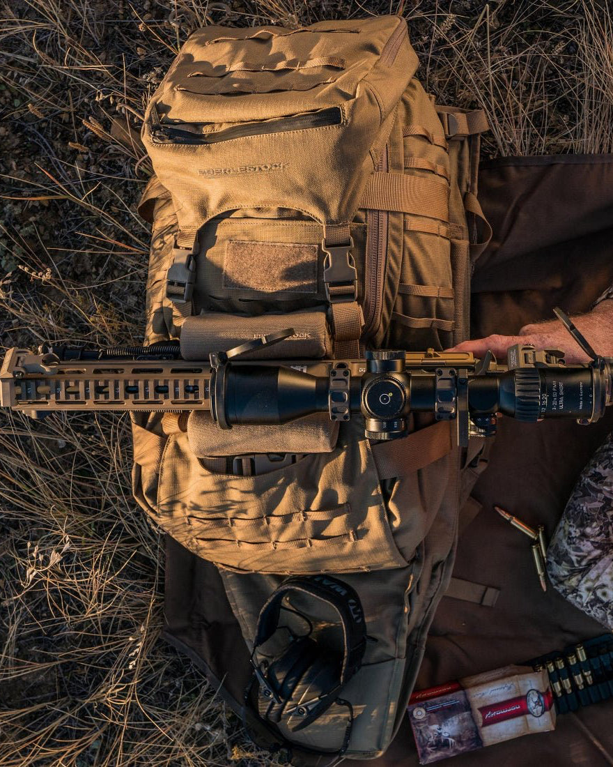 Best Pack Mounted Shooting Rest for Hunting & Target Practice - Lightweight & Adjustable Gun Rest for Rifles & Firearms - Perfect for Outdoor Shooting Range & Field Hunting