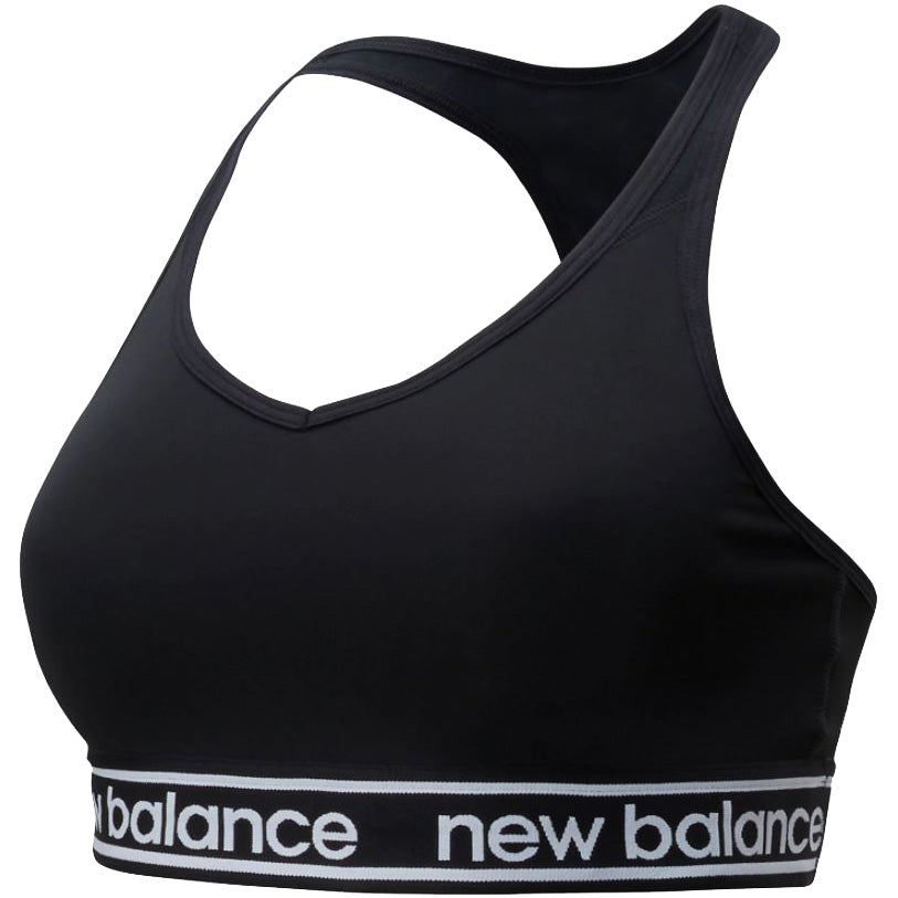 NB Pace Bra 2.0 Black - Women's Running Sports Bra for High-Impact Workouts, Gym & Active Lifestyle