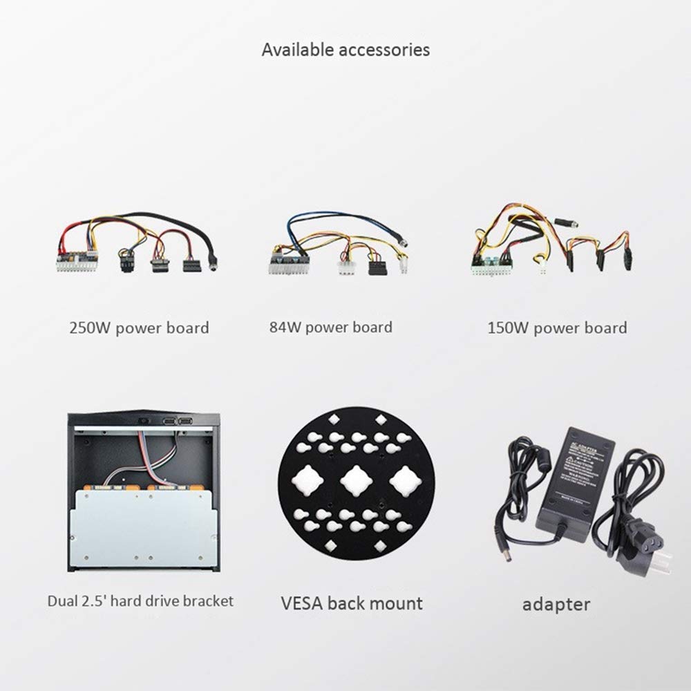 Mini ITX Computer Case M06 - Compact Desktop PC Case for HTPC & Industrial Control | Perfect for Home Theater, Office & Industrial Applications