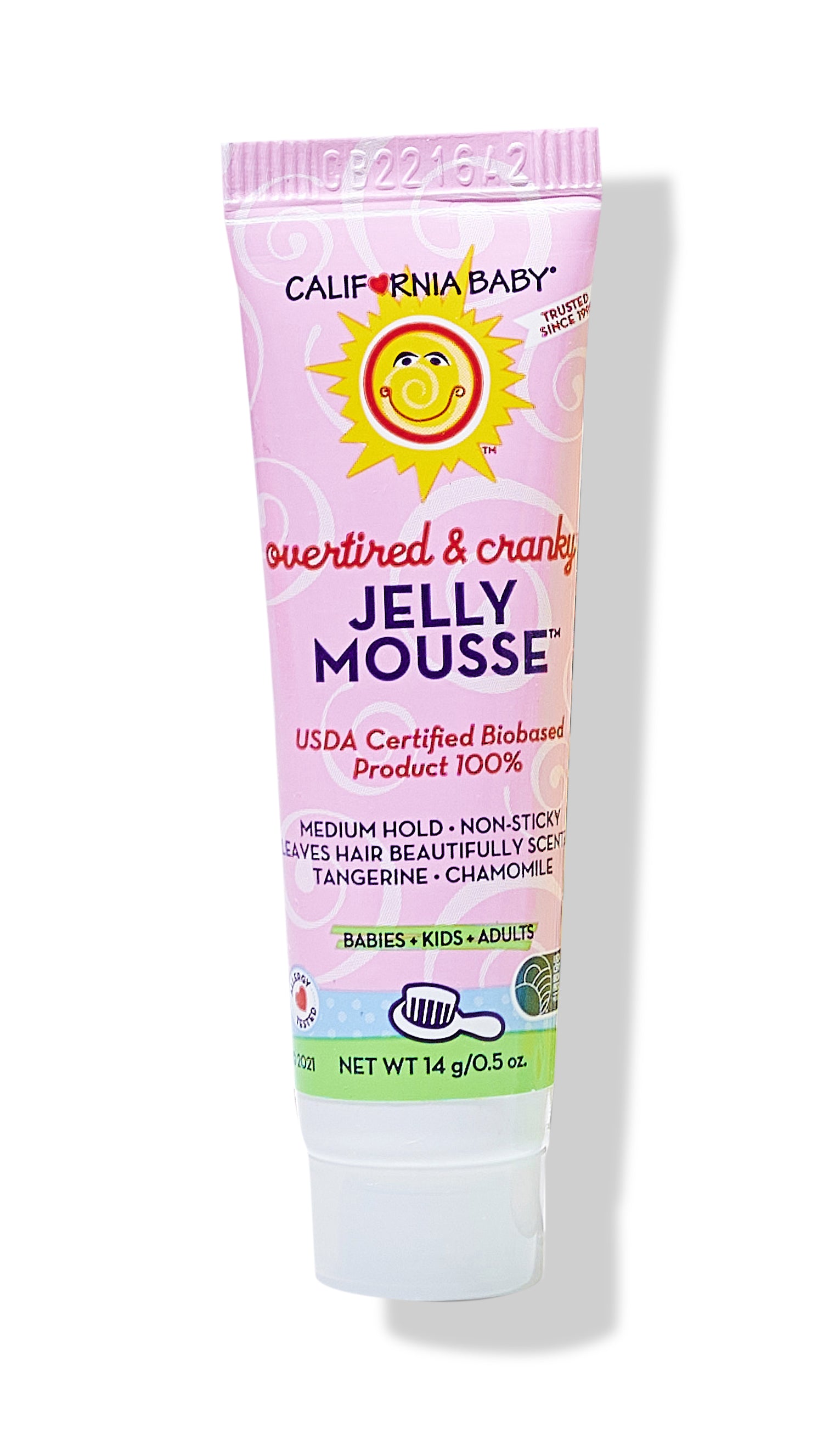 Best Jelly Mousse Hair Gel for Styling - Soft Hold & Shine - Perfect for Overnight Looks & Tired Hair - Sample Size for Travel & Testing