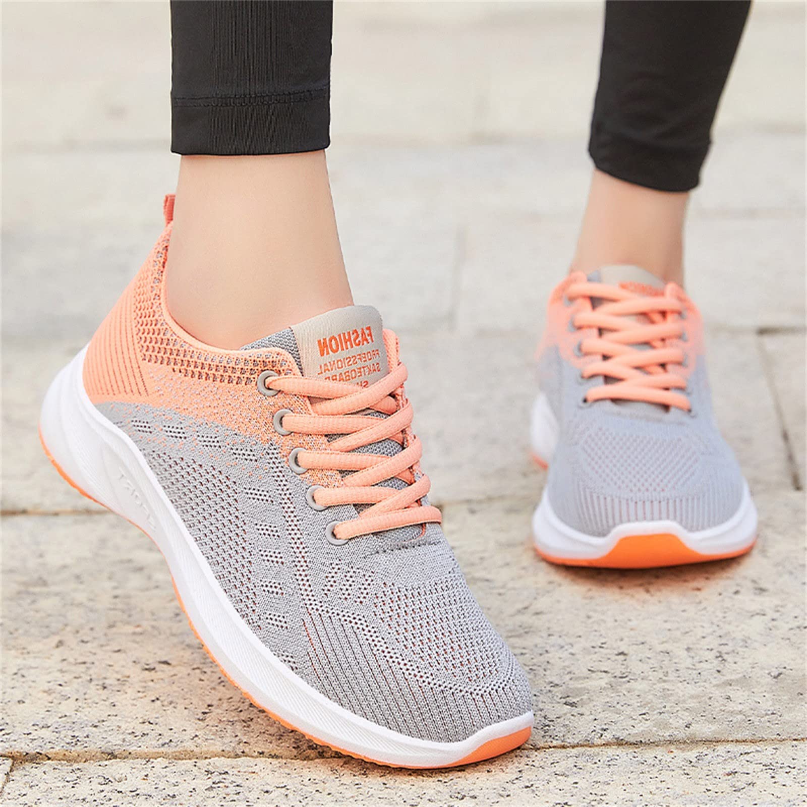 Women's White Retro Trainers - Hiking, Running, Fitness & Walking Shoes - Elegant Sports Sneakers for Trekking, Leisure & Outdoor Activities