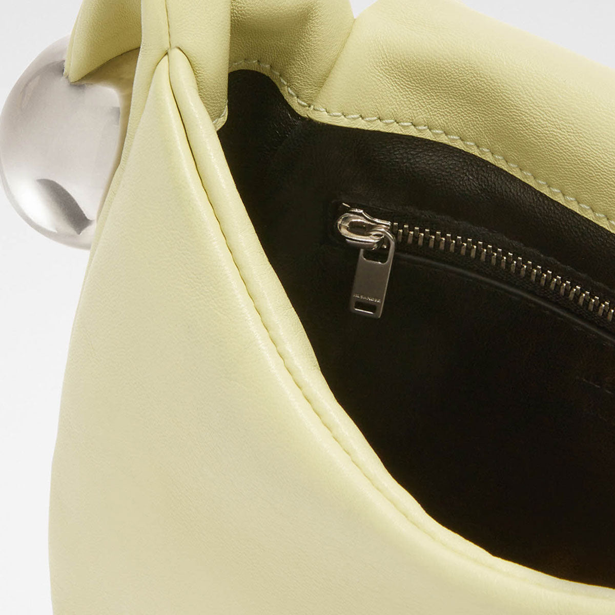 Premium Leather Sphere Pouch in Tea Green - Stylish & Durable Small Accessory Organizer for Jewelry, Coins, or Travel Essentials