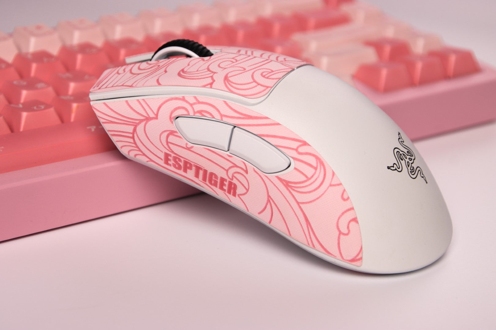 Esports Tiger Oriole Mouse Grips for Razer Deathadder V3 Pro - Enhanced Grip & Control for Competitive Gaming & FPS Esports