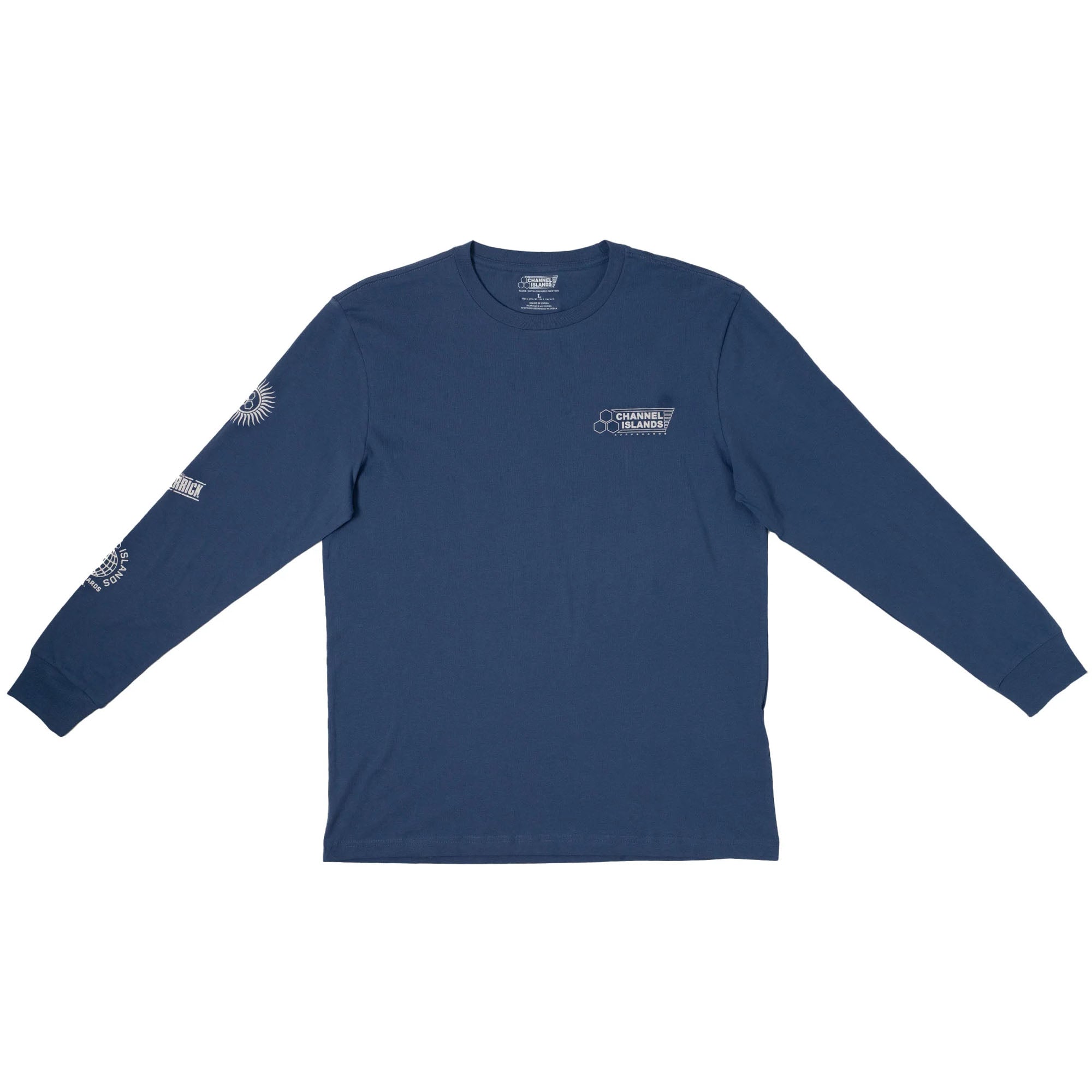 Channel Islands Youth Long Sleeve T-Shirt - Cobalt Blue | Comfortable Surf & Skate Wear for Boys & Girls | Perfect for Beach, School & Outdoor Activities