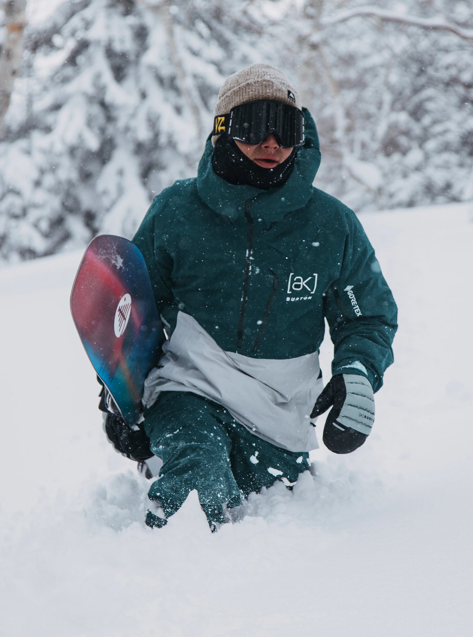 Burton AK GORE-TEX Velocity Anorak Jacket 2025 - Waterproof & Breathable Snowboard Outerwear for Men & Women | Perfect for Skiing, Snowboarding & Winter Adventures