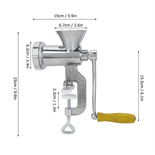 Premium Manual Food Processor & Meat Grinder - All-in-One Kitchen Tool for Chopping, Sausage Making & Pepper Grinding | Durable Aluminum Alloy Construction | Perfect for Home Cooking, Meal Prep & BBQ Parties