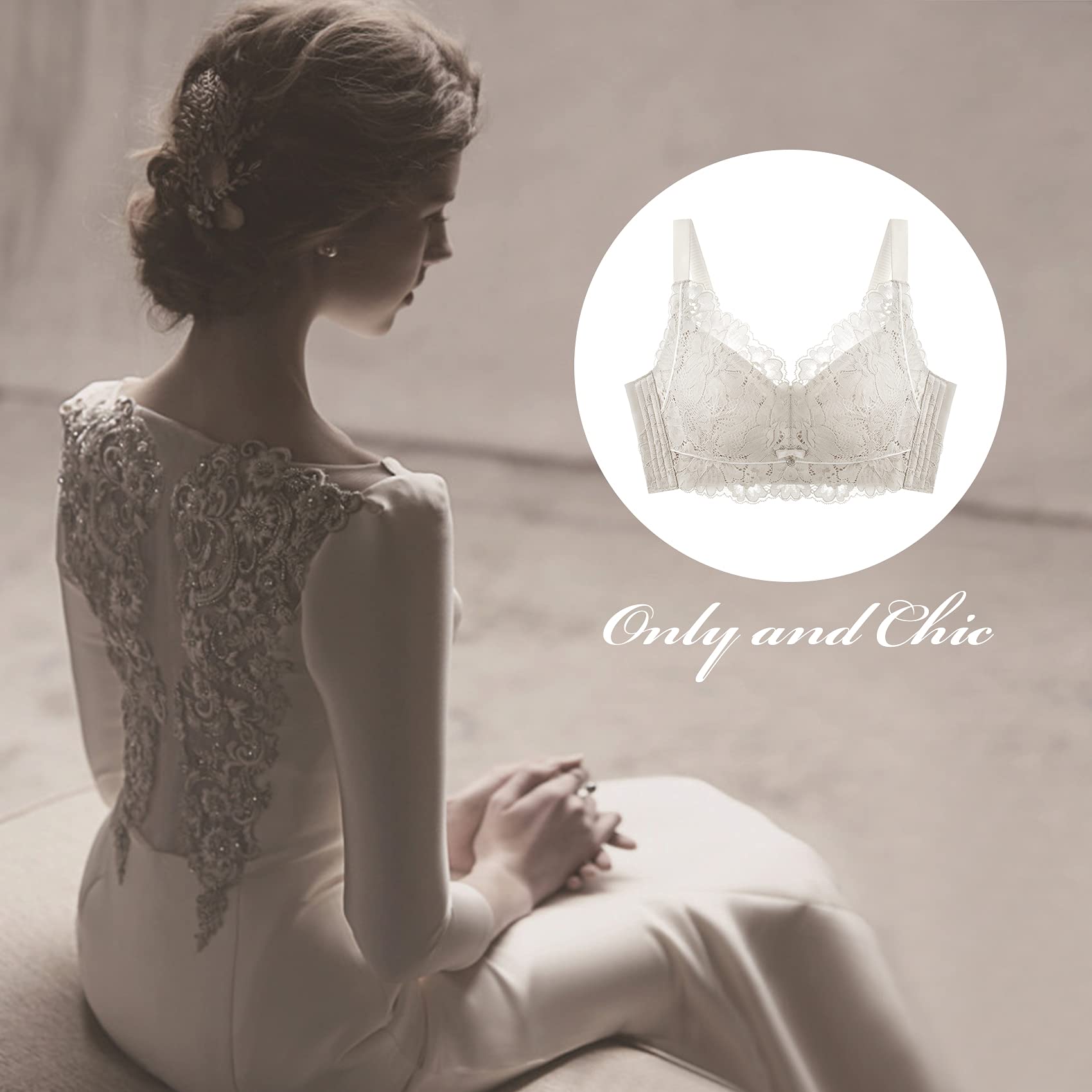 **Baetty Wireless Bras for Women - No Underwire, Unpadded Full Coverage Comfort Bra 4548 | Perfect for Everyday Wear, Yoga & Sleep**