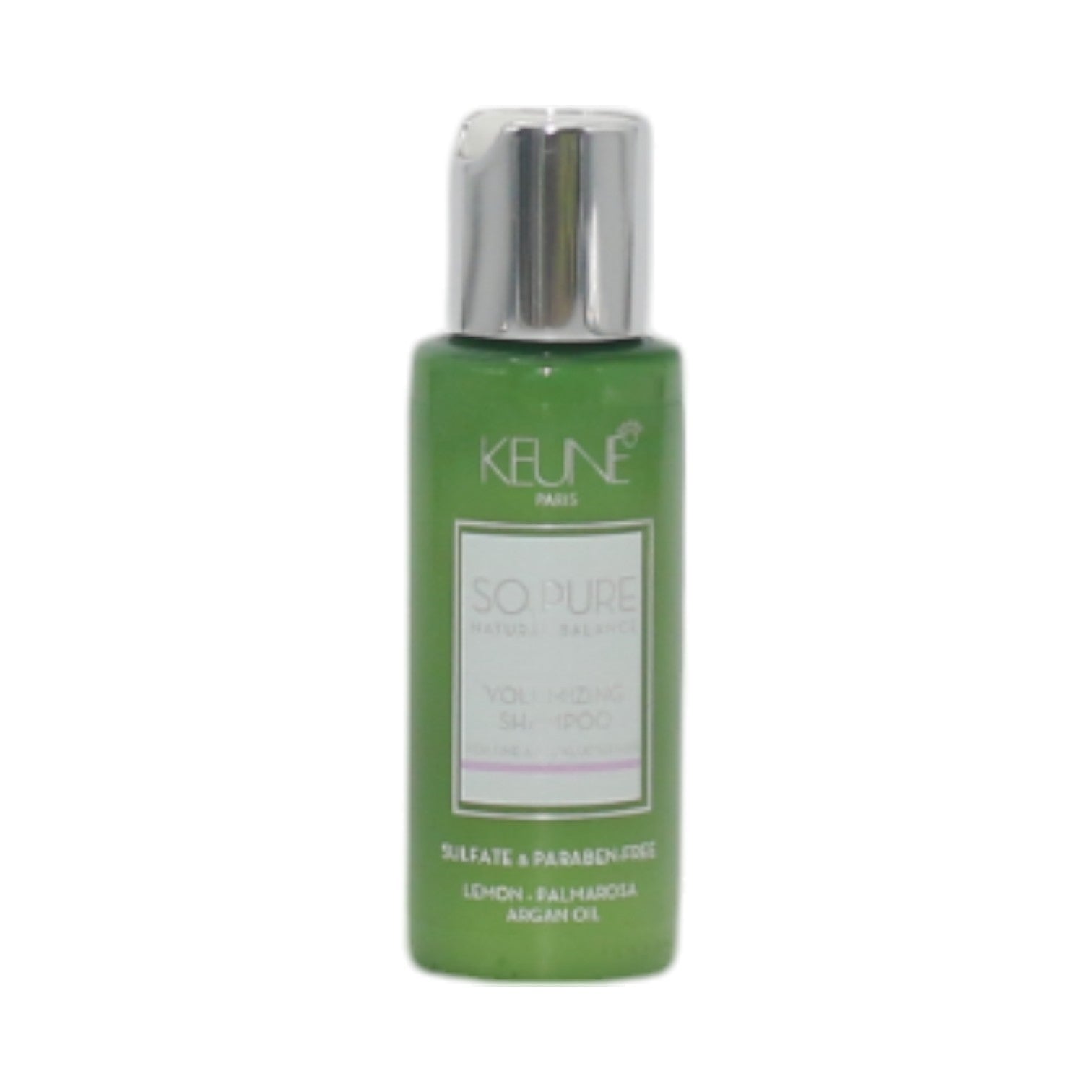Keene So Pure Volumizing Shampoo for Fine Hair - 1.7 oz Sulfate-Free & Vegan Formula - Adds Volume & Shine - Perfect for Daily Use & Salon-Quality Results at Home