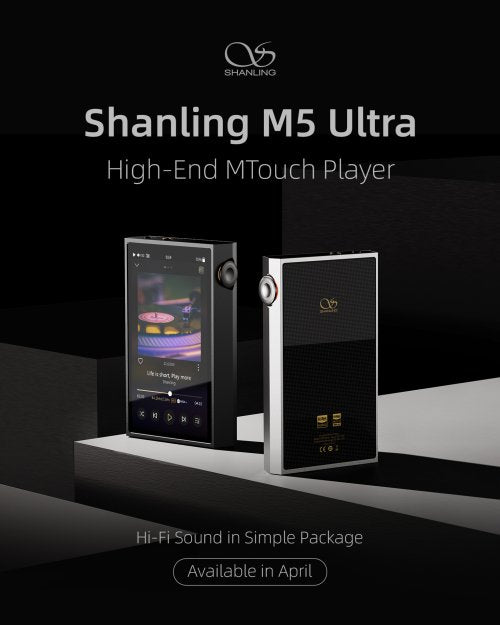 Shanling M5 Ultra Digital Audio Player - High Resolution Portable Music Player with Hi-Fi Sound for Audiophiles | Perfect for Travel, Workout, and Home Listening