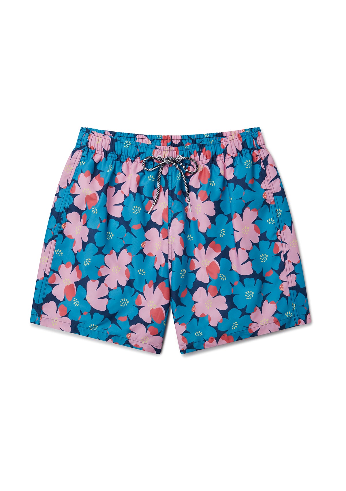 Sully Floral Swim Shorts for Men & Boys - Matching Father & Son Swimwear Set for Beach, Pool & Summer Vacations
