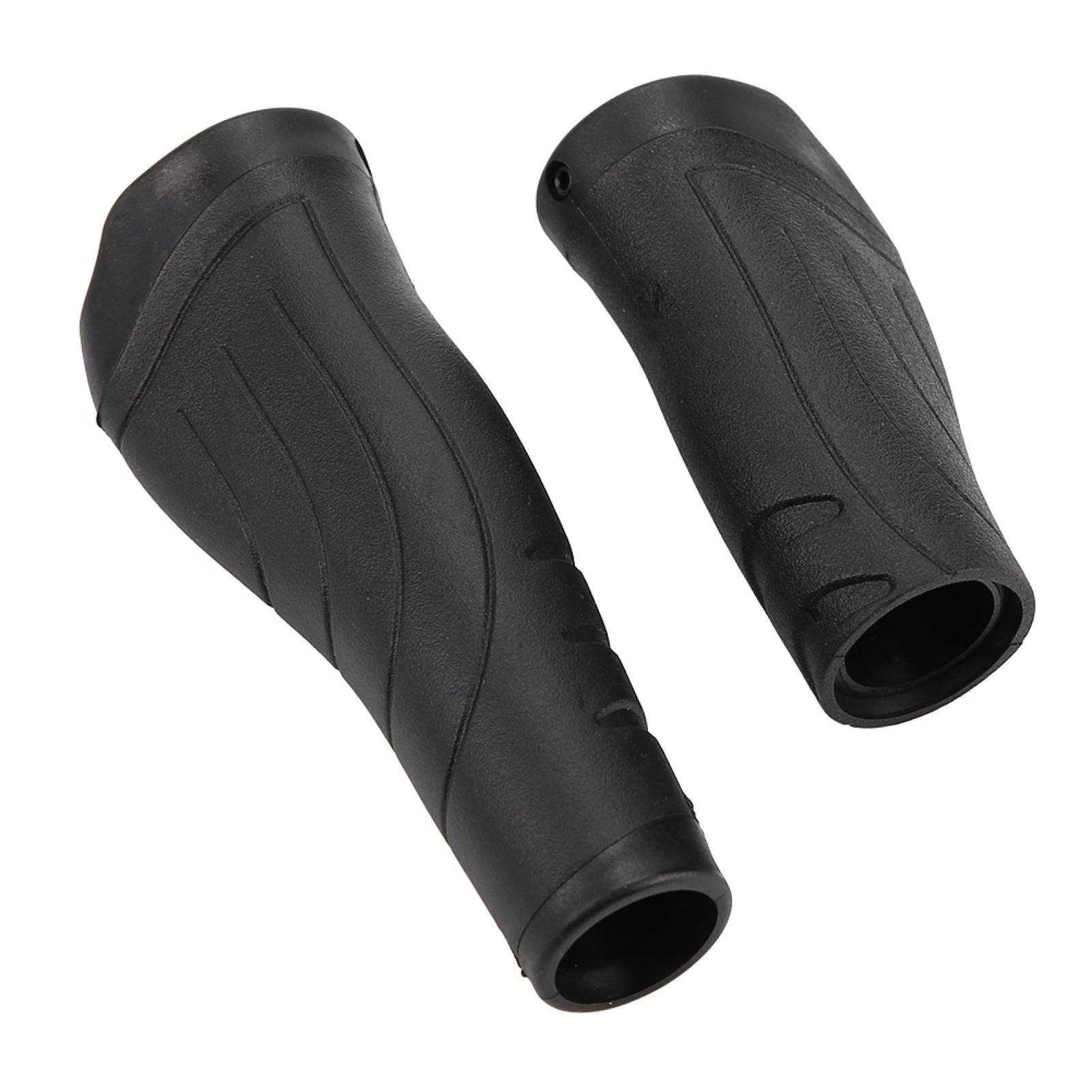 **Cosiki Non-Slip Lock-On Mountain Bike Grips - Durable Plastic Handlebar Grips for Folding & Mountain Bikes - Perfect for Trail Riding & Commuting**