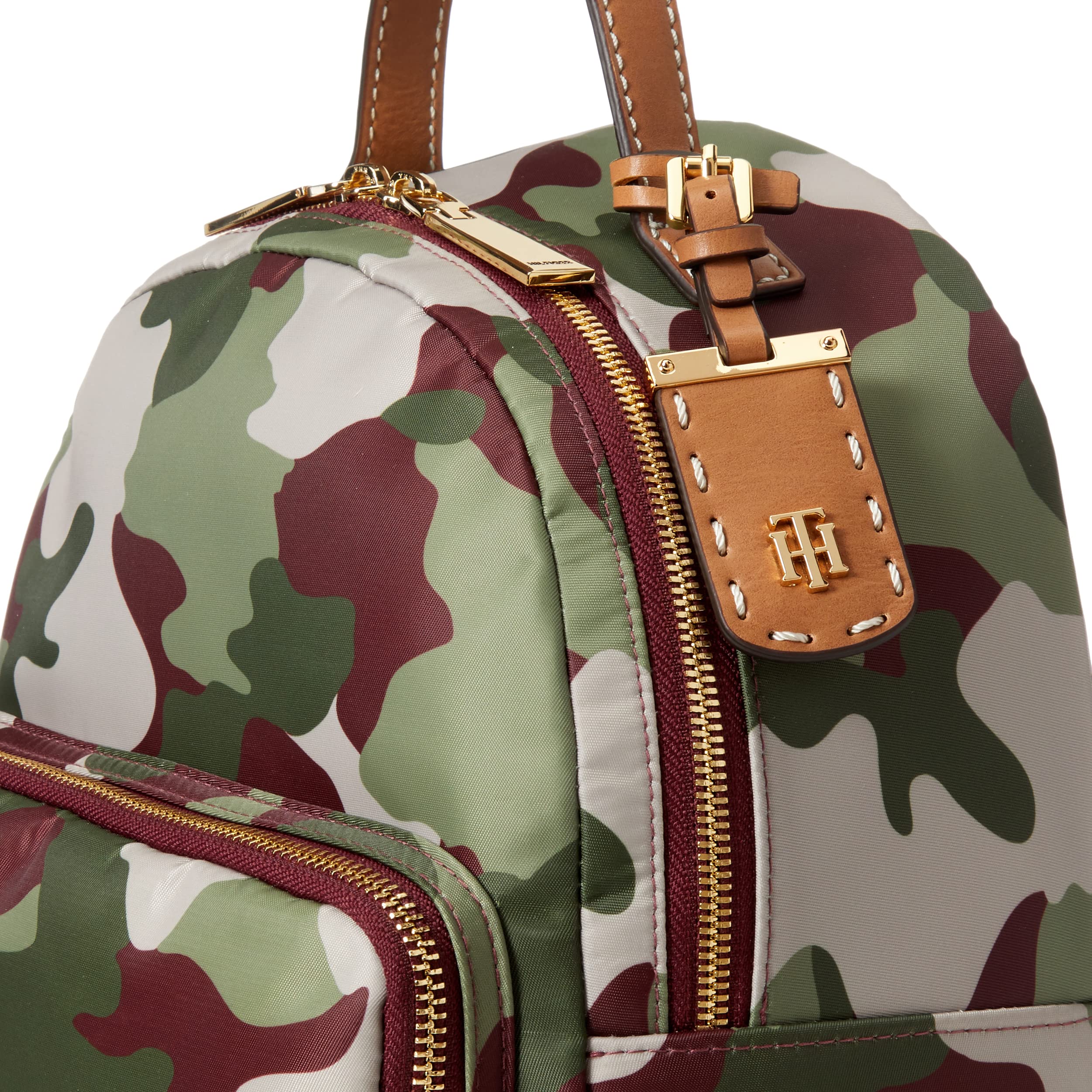 Tommy Hilfiger Women's Julia Small Dome Backpack - Stylish & Compact Laptop Backpack for Work, School & Travel | Water-Resistant & Lightweight Design