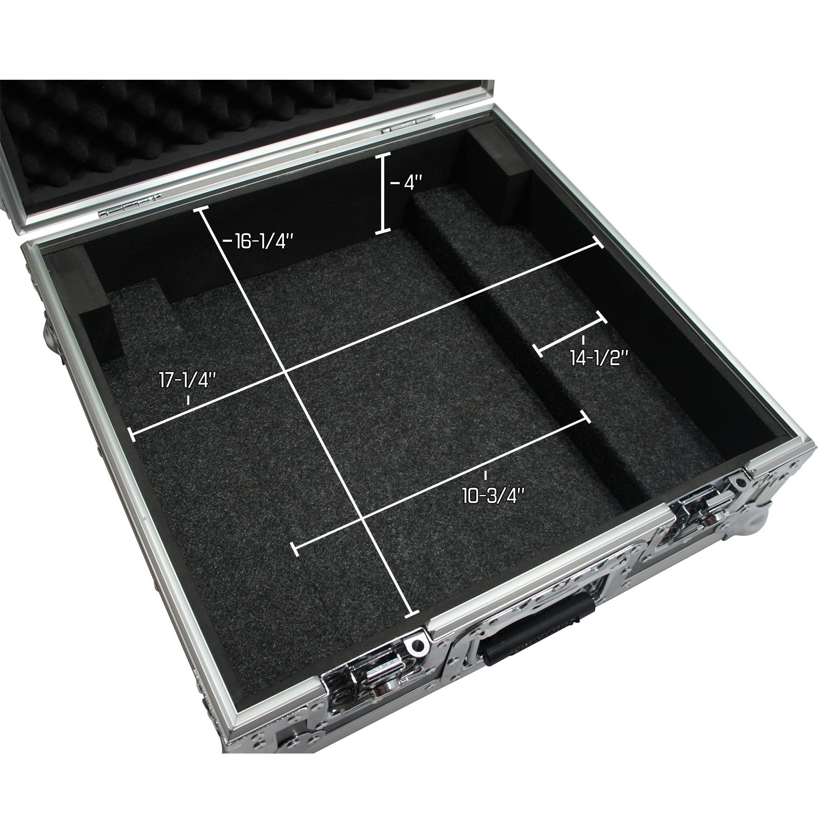 Harmony Audio HCAPC40 Flight Foam Transport Case for Akai APC40 Gen 1 - Durable Custom Road Case with Protective Foam for DJ Equipment & Music Production Gear - Perfect for Touring, Studio Use & Live Performances