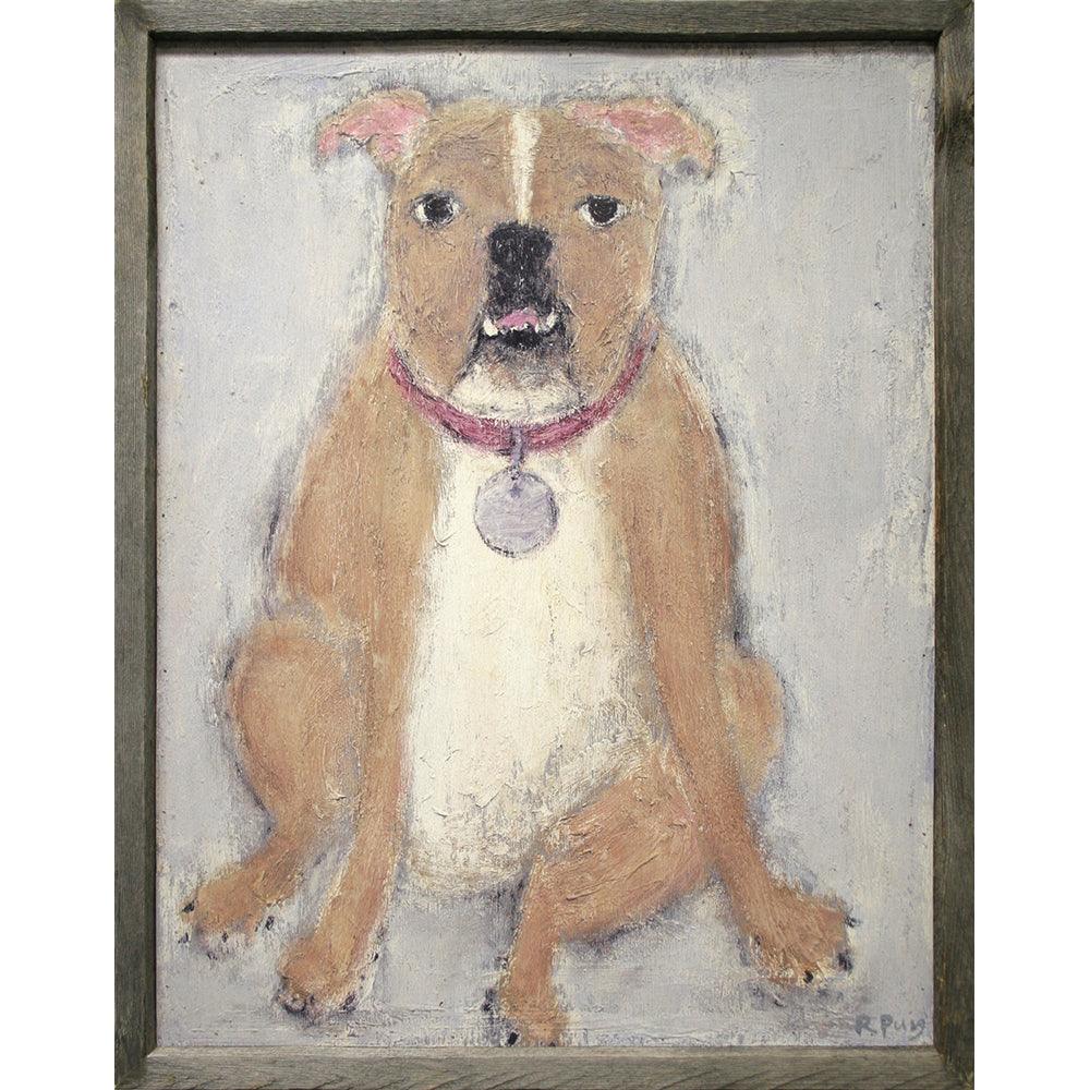 Bulldog Art Print - High-Quality Canvas Wall Decor for Home & Office - Perfect for Living Room, Bedroom, or Gift Idea