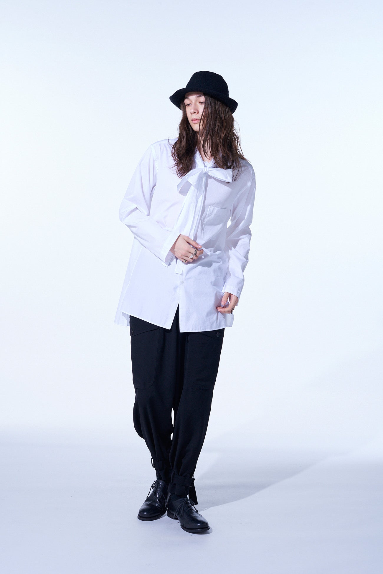 Stylish Cotton Broadcloth Bow Collar Shirt for Women - Elegant Office & Casual Wear | Perfect for Work, Dates & Special Occasions