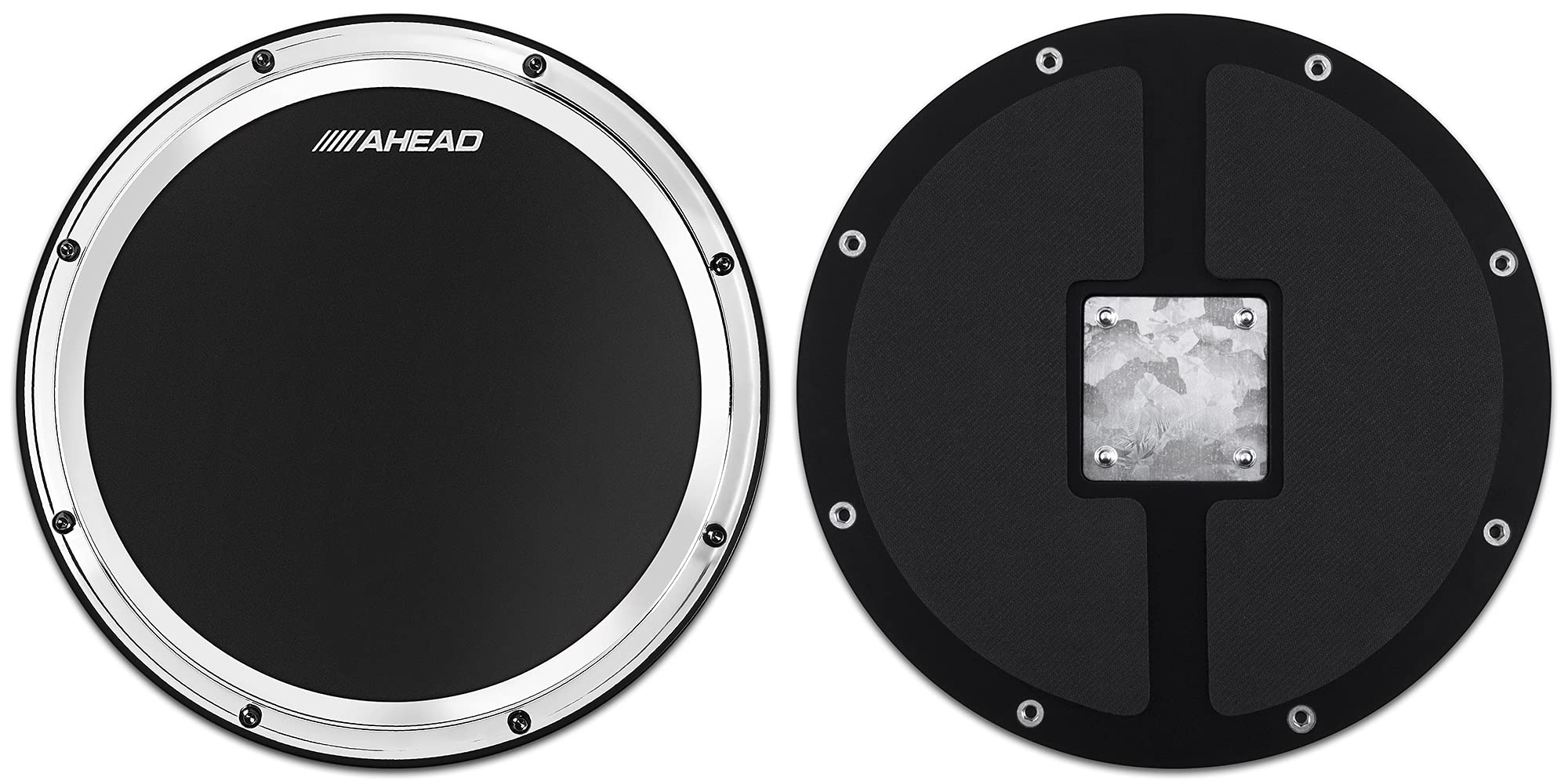 AHSHP10CH Drum Practice Pad - Quiet Drumming Pad for Home, Studio & Travel - Perfect for Drummers & Beginners - Improve Drumming Skills Anywhere