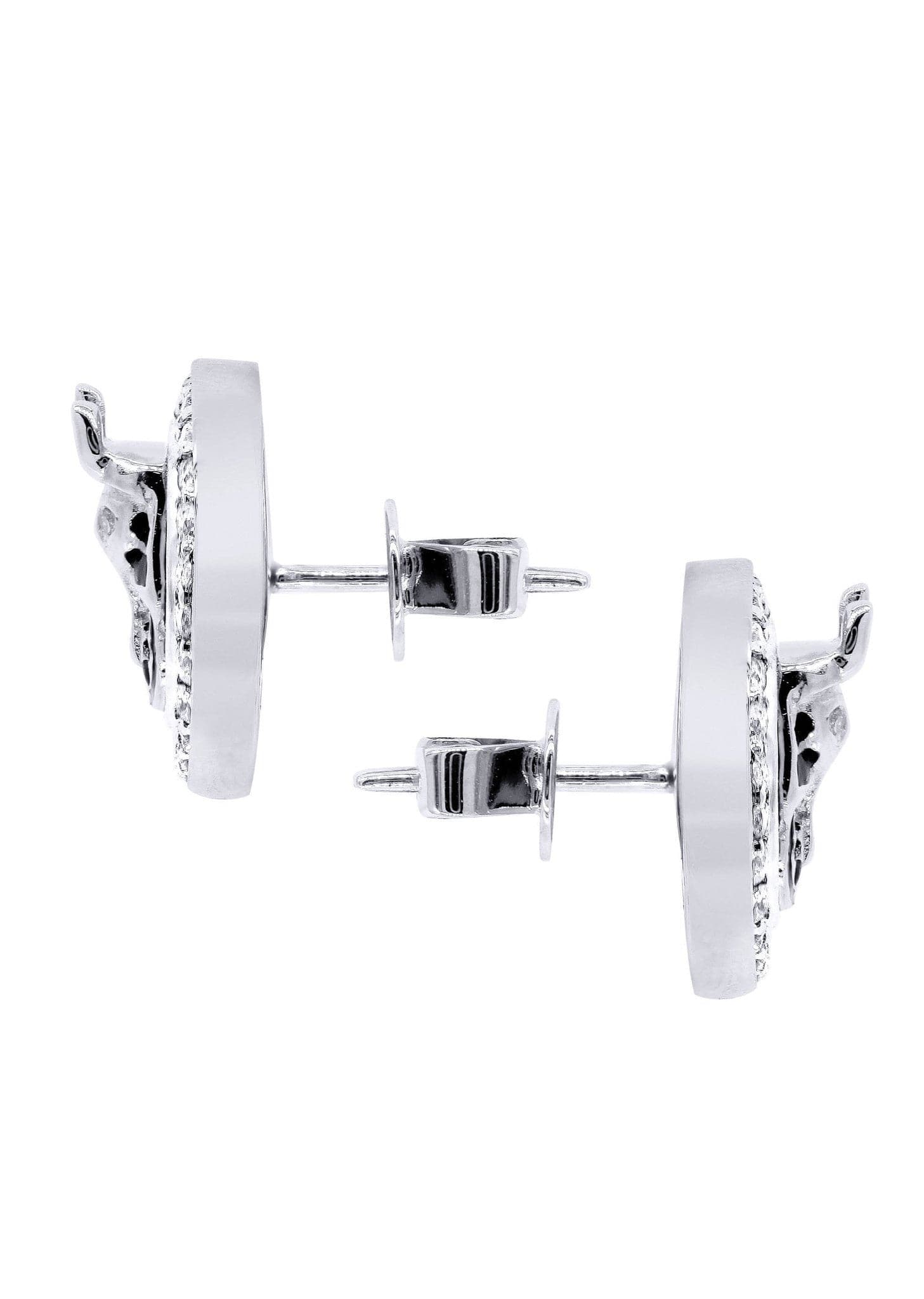 14K White Gold Diamond Stud Earrings for Men - 0.75 Carat Luxury Gifts for Him | Perfect for Weddings, Anniversaries & Special Occasions