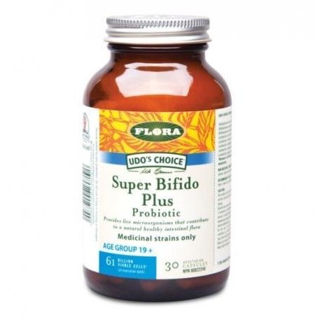Flora Super Bifido Probiotics 30 VCaps - Supports Digestive Health & Immune System - Perfect for Daily Gut Wellness & Travel