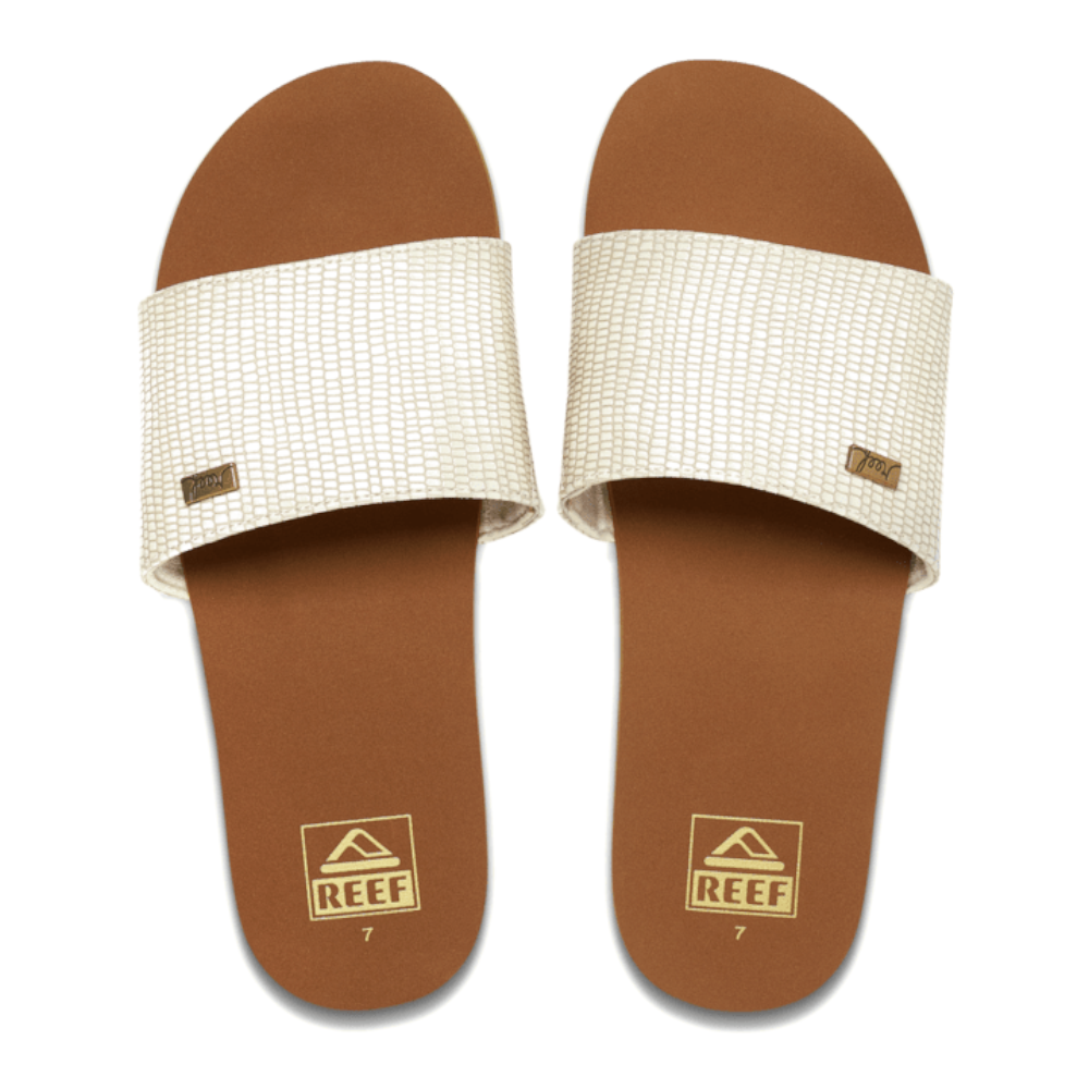 Reef Women's Bliss Nights Slides - Comfortable Beach Sandals for Women, Perfect for Pool, Vacation & Summer Outfits
