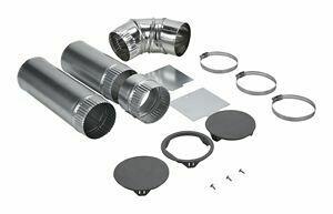 Amana W10858320 4-Way Side Vent Kit for Dryers - Gray | Compatible with Amana Dryers | Perfect for Tight Spaces & Flexible Venting Solutions