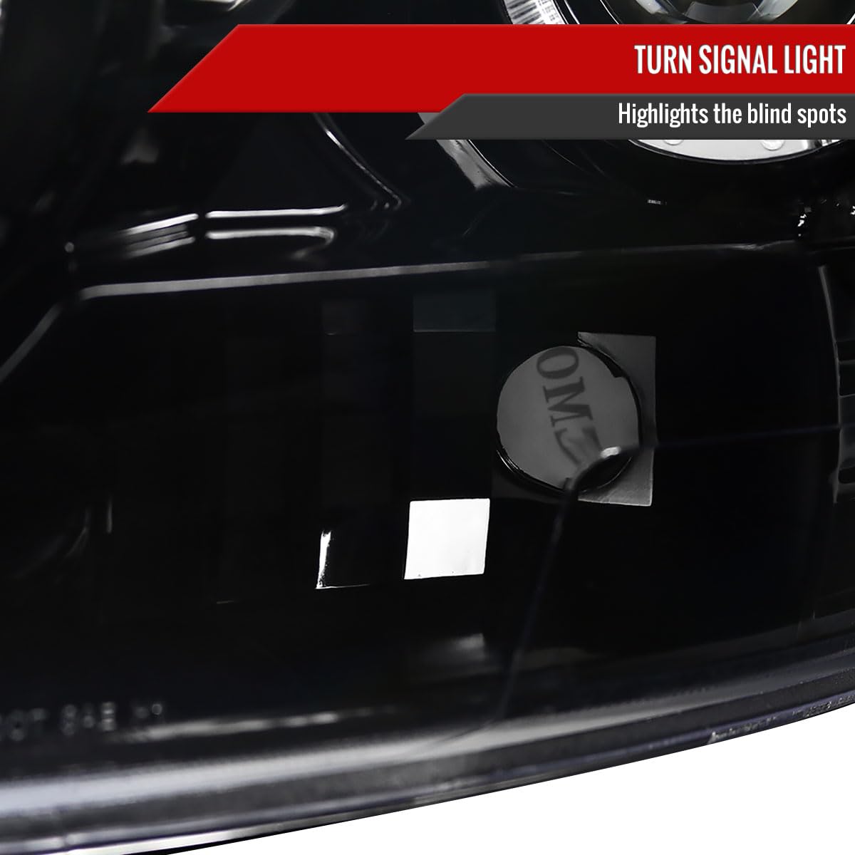 Black Pearl Dodge Ram 06-09 1500 2500 3500 Clear Halo Projector Headlights - Upgrade Your Night Driving with Enhanced Visibility & Style