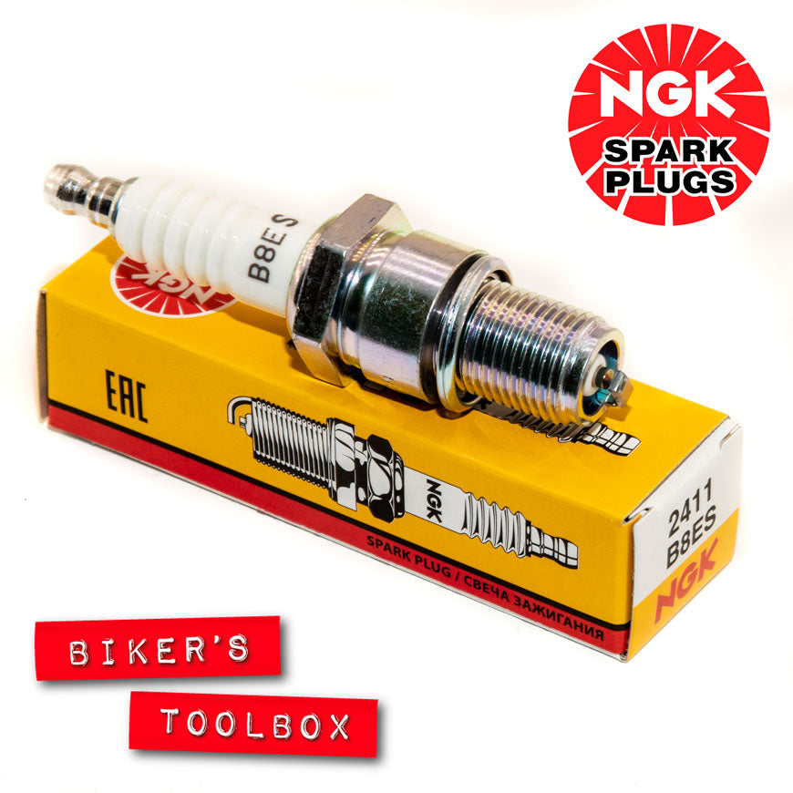 NGK B8ES Spark Plug - High Performance Ignition Plug for Motorcycles, ATVs, and Small Engines | Perfect for Off-Roading, Racing & DIY Maintenance