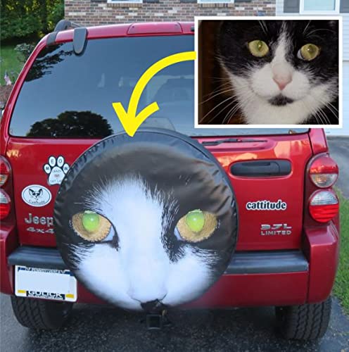 Custom Spare Tire Cover with Logo, Photo & Text - Personalized for Any Vehicle (255/70R18) | Choose Size & Backup Camera Option | Perfect for Jeeps, Trucks & SUVs - Off-Road & Camping Accessory