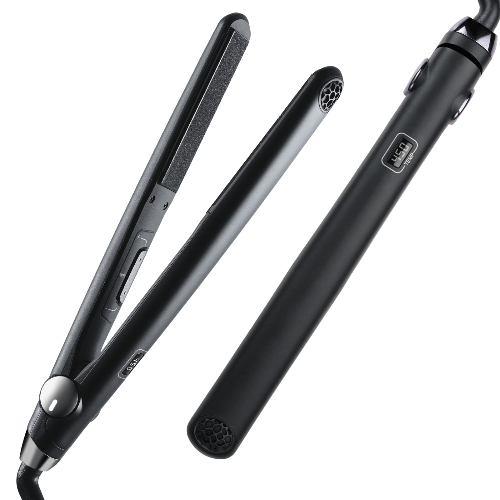 TYMO SWAY Professional 1 Inch Hair Straightener & Curling Iron - 10s Fast Heating, 32 Adjustable Temperature Settings, Dual Voltage, Auto Shut Off - Perfect for Travel, Home & Salon Styling